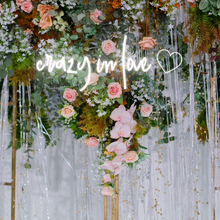 Load image into Gallery viewer, "crazy in love" Heart Design Neon Sign