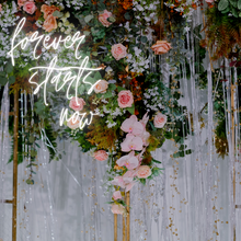 Load image into Gallery viewer, "Forever Starts Now" Neon Sign