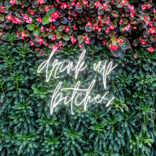 Load image into Gallery viewer, "Drink Up Bitches" Neon Sign