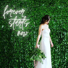 Load image into Gallery viewer, "Forever Starts Now" Neon Sign