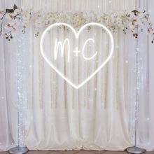 Load image into Gallery viewer, Initials in Heart Design Neon Sign