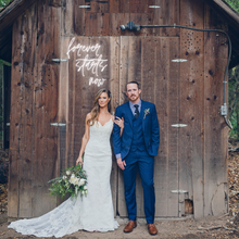 Load image into Gallery viewer, "Forever Starts Now" Neon Sign