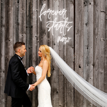 Load image into Gallery viewer, "Forever Starts Now" Neon Sign