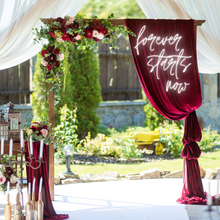 Load image into Gallery viewer, "Forever Starts Now" Neon Sign