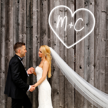 Load image into Gallery viewer, Initials in Heart Design Neon Sign