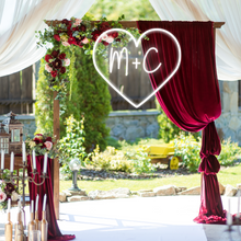 Load image into Gallery viewer, Initials in Heart Design Neon Sign