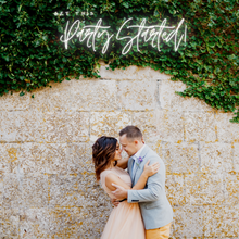 Load image into Gallery viewer, "Get This Party Started" Neon Sign