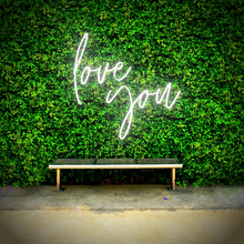 Load image into Gallery viewer, "Love You" Neon Sign