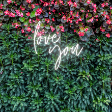 Load image into Gallery viewer, "Love You" Neon Sign