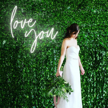 Load image into Gallery viewer, "Love You" Neon Sign