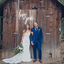 Load image into Gallery viewer, "Love You" Neon Sign