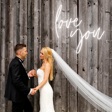 Load image into Gallery viewer, "Love You" Neon Sign