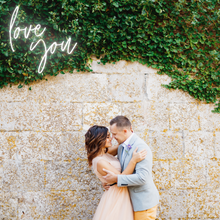 Load image into Gallery viewer, "Love You" Neon Sign