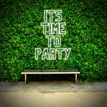 Load image into Gallery viewer, "Its Time To Party" Neon Sign