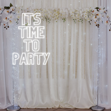 Load image into Gallery viewer, "Its Time To Party" Neon Sign