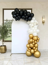 Load image into Gallery viewer, Black &amp; Gold DIY Balloon Garland Kit
