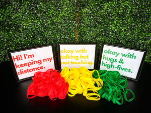 Social Distancing COVID Wristband Kit - For Larger Gatherings